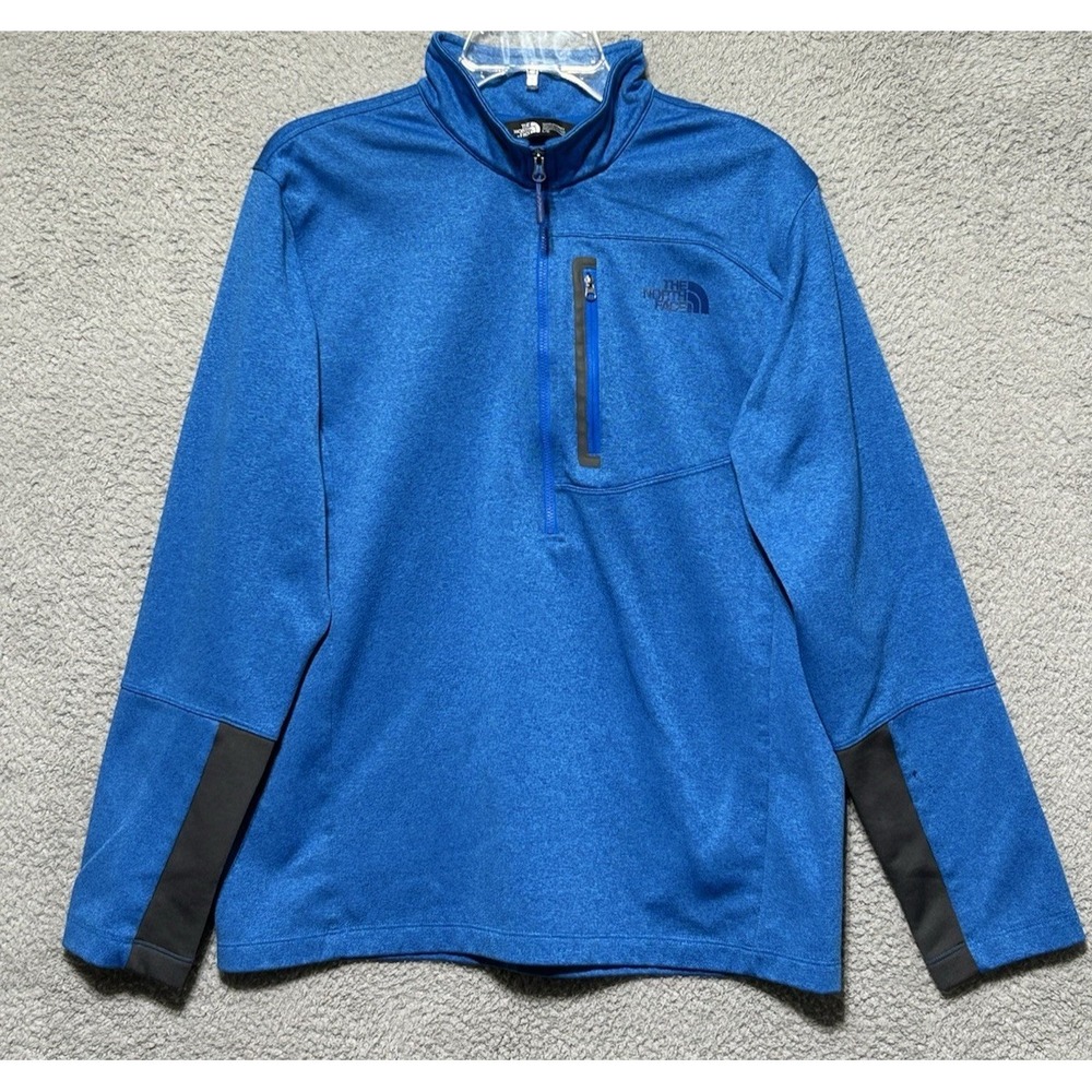 The North Face Canyonlands 1/2 Zip Fleece Pullover Men's‎ L Blue Gorpcore